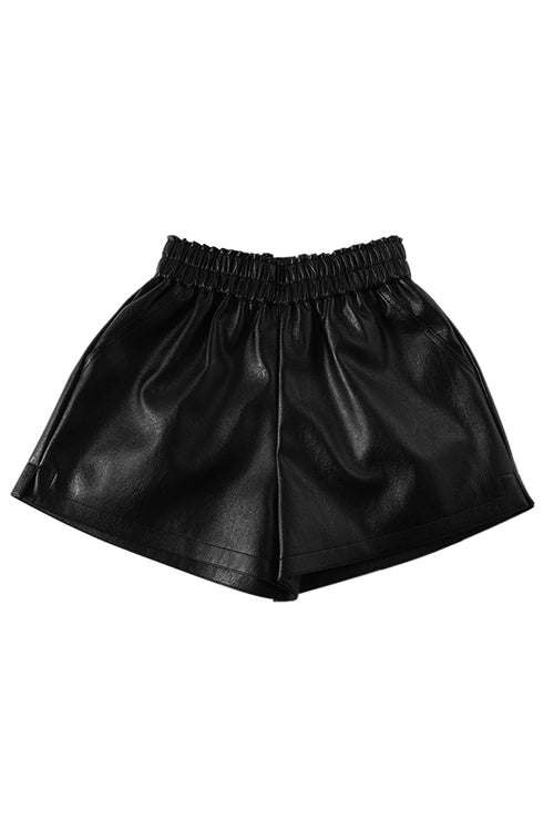 Margovil Shorts aus Kunstleder mit elastischer Taille und Taschen