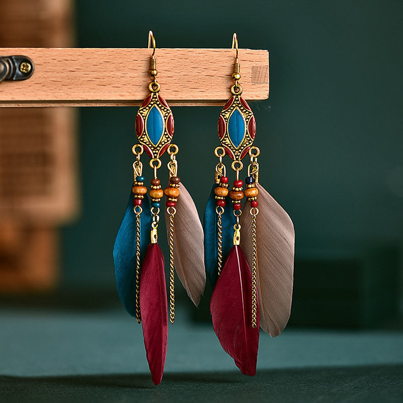 Fashion Bohemian Earrings Accessories(7 Colors) Multicolor One Size