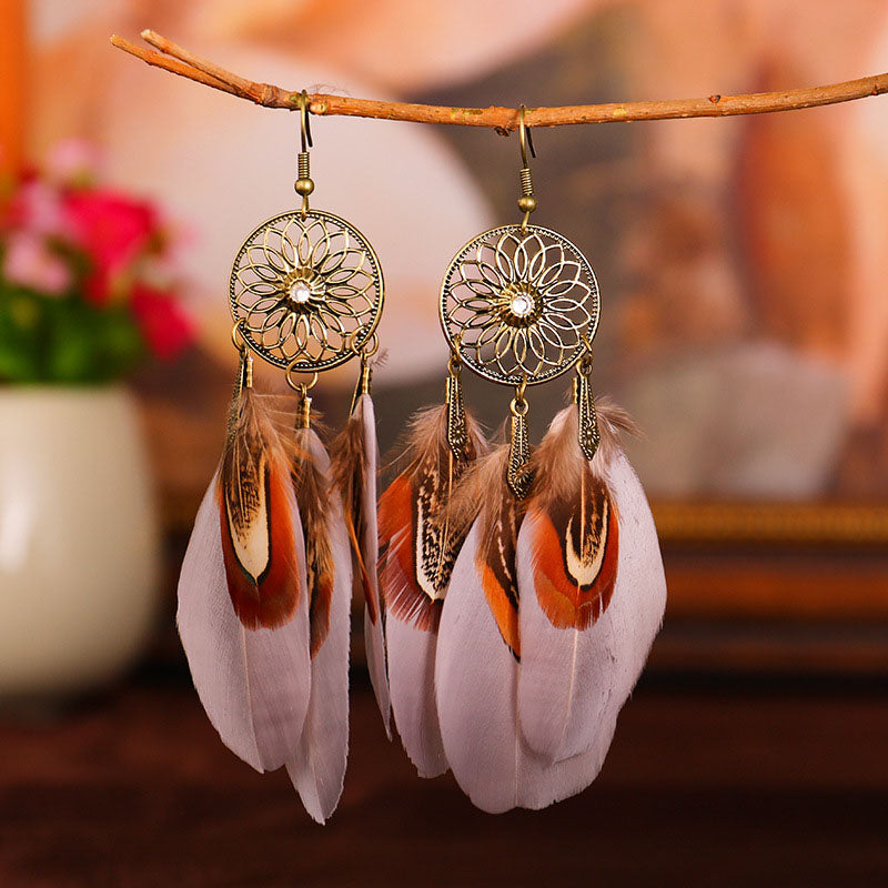 Fashion Bohemian Earrings Accessories(7 Colors) Grey One Size