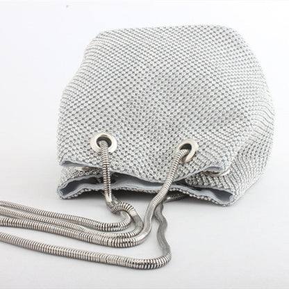 Fashion Casual Rhinestone Bucket Bags(3 Colors)