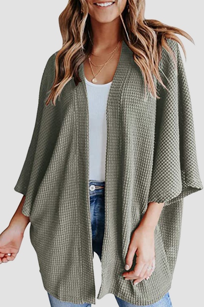 Casual Street Solid Patchwork Tops Sweater Green