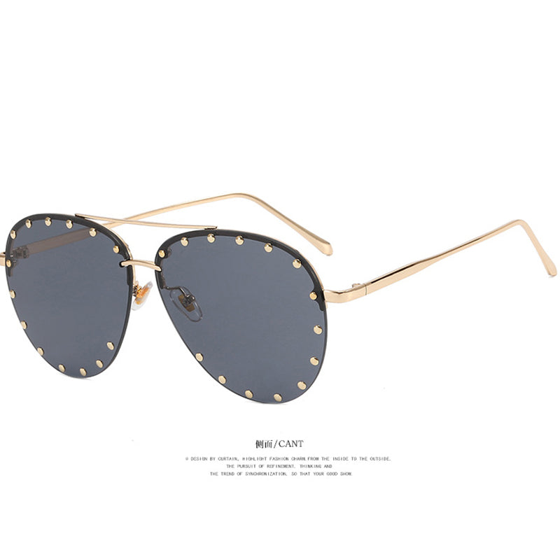 Fashion Casual Solid Patchwork Sunglasses