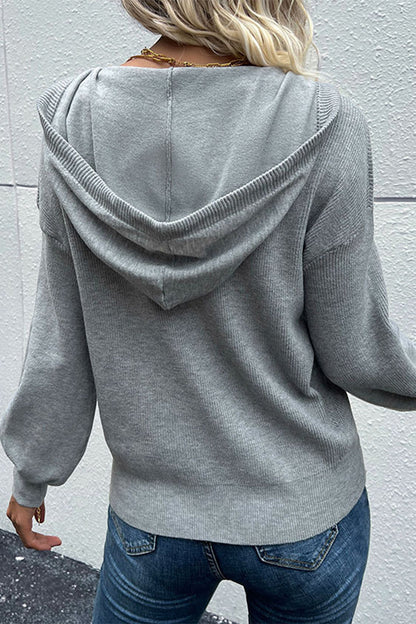 Casual Solid Solid Color Hooded Collar Tops