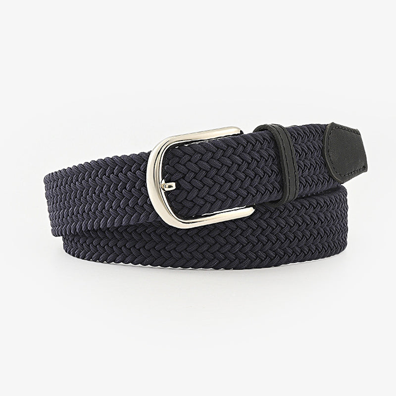 Casual Daily Solid Patchwork Belts Navy Blue One Size