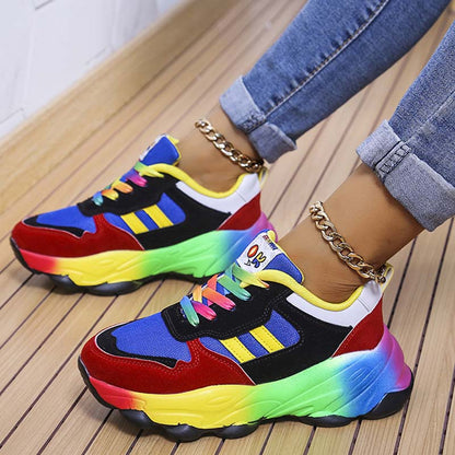 Casual Sportswear Daily Patchwork Round Out Door Shoes