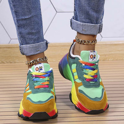 Casual Sportswear Daily Patchwork Round Out Door Shoes