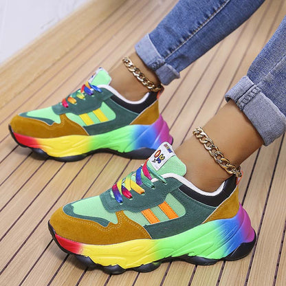 Casual Sportswear Daily Patchwork Round Out Door Shoes