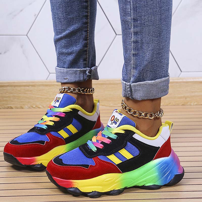 Casual Sportswear Daily Patchwork Round Out Door Shoes