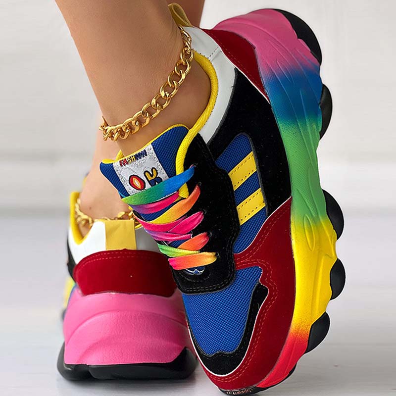 Casual Sportswear Daily Patchwork Round Out Door Shoes