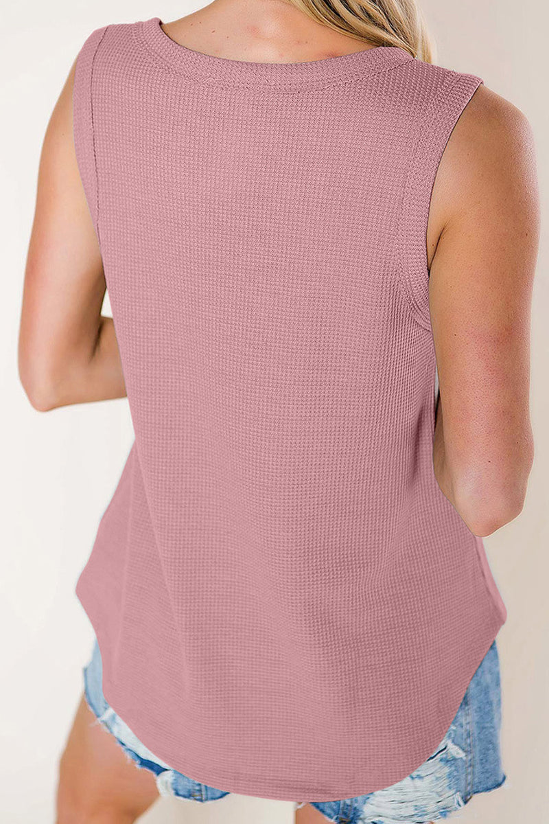 Casual Solid Patchwork V Neck Tops(4 Colors)