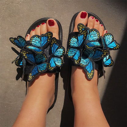 Casual Daily Patchwork Butterfly Round Comfortable Out Door Shoes