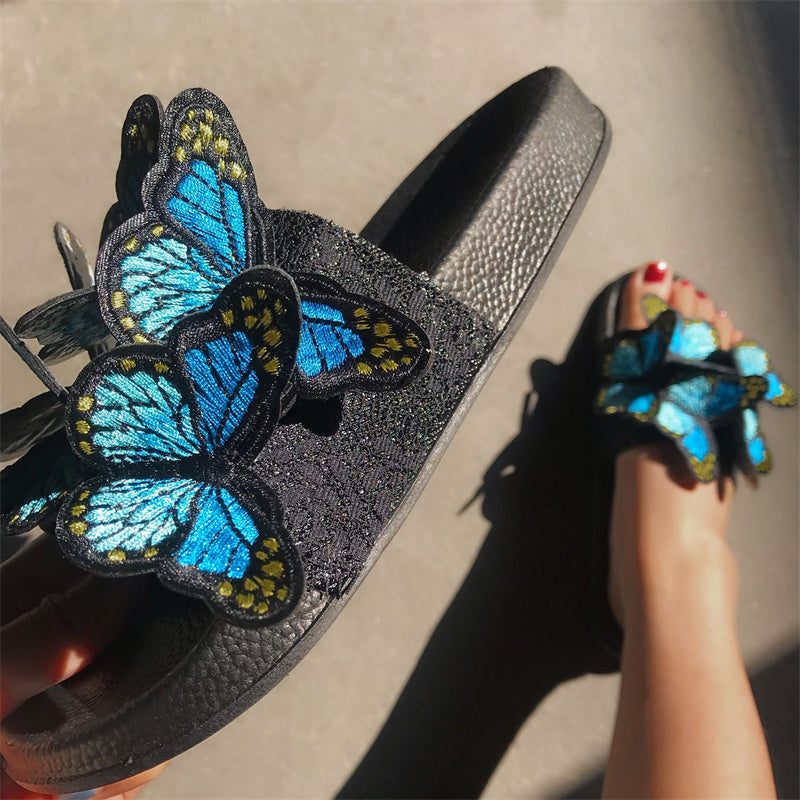 Casual Daily Patchwork Butterfly Round Comfortable Out Door Shoes