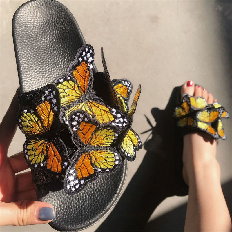 Casual Daily Patchwork Butterfly Round Comfortable Out Door Shoes