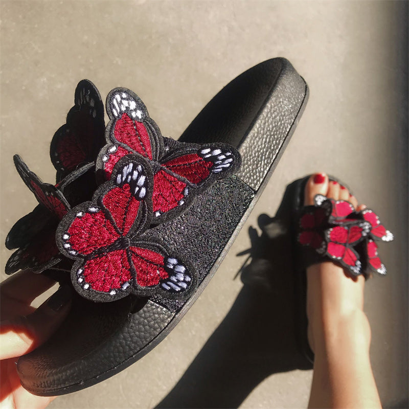 Casual Daily Patchwork Butterfly Round Comfortable Out Door Shoes