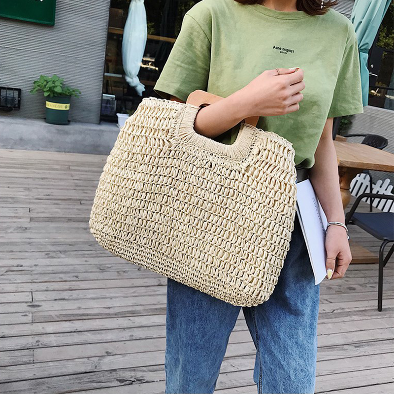 Casual Street Solid Patchwork Bags(3 Colors) Cream White One Size