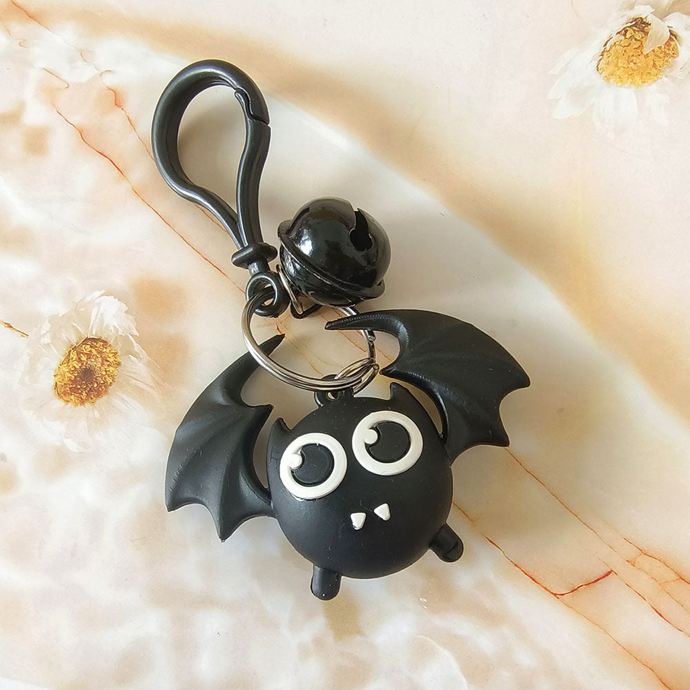 Halloween Cartoon Doll Keychain Cowboy Black One Size