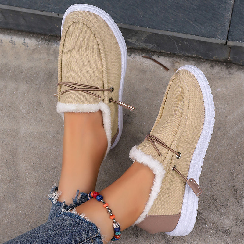 Casual Patchwork Solid Color Round Comfortable Out Door Shoes