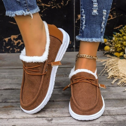 Casual Patchwork Solid Color Round Comfortable Out Door Shoes Light Brown