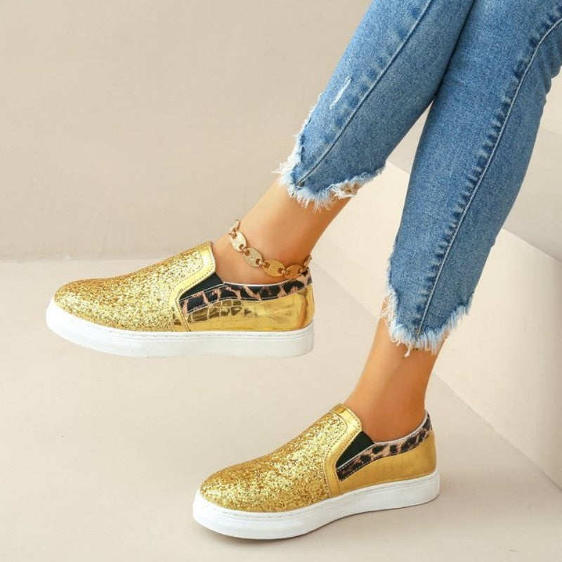 Casual Patchwork Round Comfortable Out Door Flats Shoes