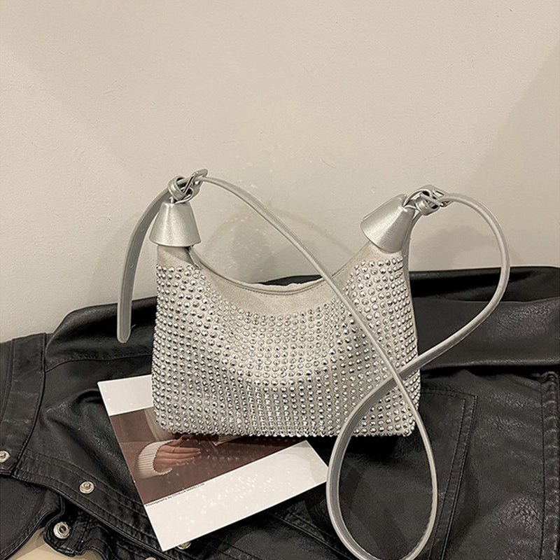 Casual Street Taschen mit einfarbigem Strass