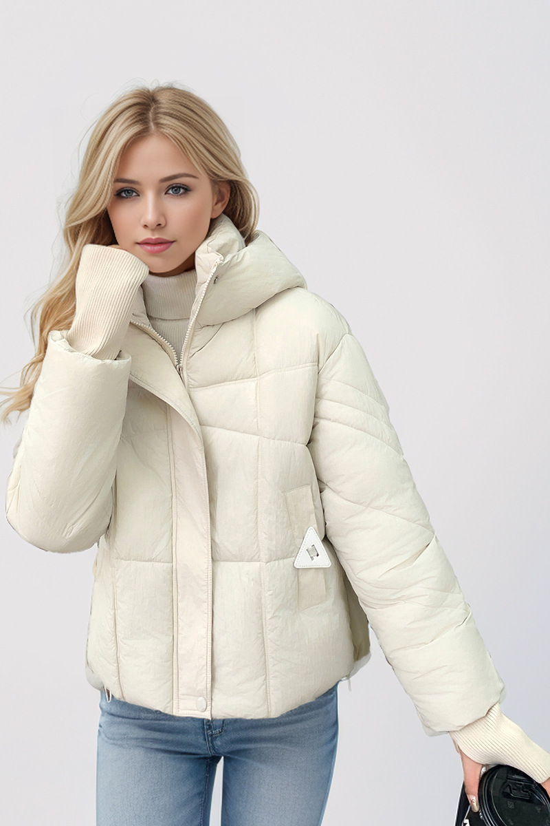 Manteau à capuche décontracté en coton avec poche zippée et poche quotidienne (4 couleurs)