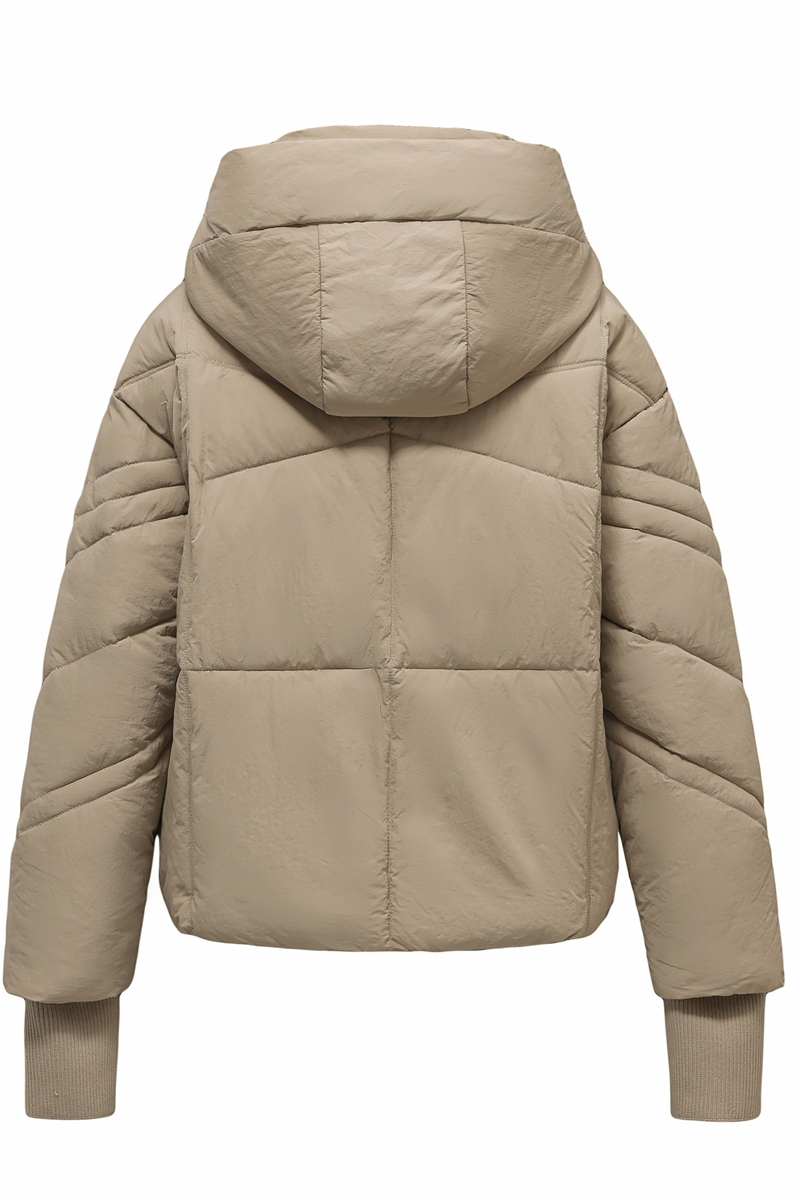 Manteau à capuche décontracté en coton avec poche zippée et poche quotidienne (4 couleurs)