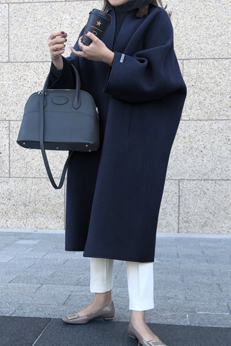 Lässige Oberbekleidung mit Cardigan-Kragen und Taschen für die Straße (6 Farben)