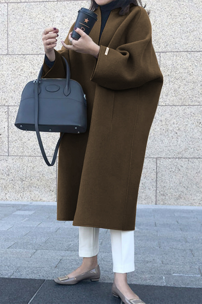 Lässige Oberbekleidung mit Cardigan-Kragen und Taschen für die Straße (6 Farben)