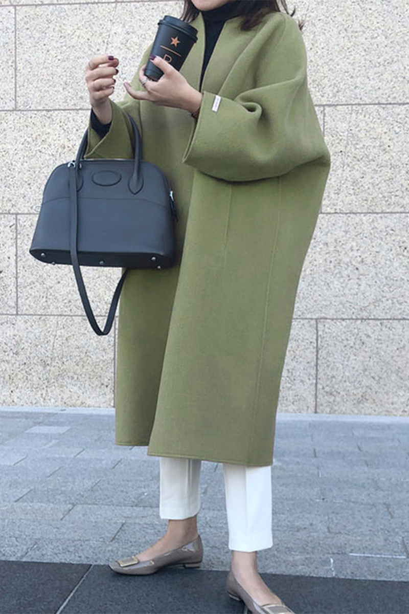 Lässige Oberbekleidung mit Cardigan-Kragen und Taschen für die Straße (6 Farben)