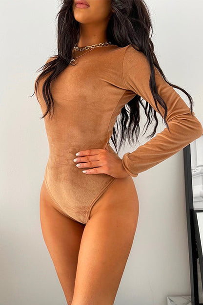 Margovil Crewneck Long Sleeve One-piece Jumpsuit