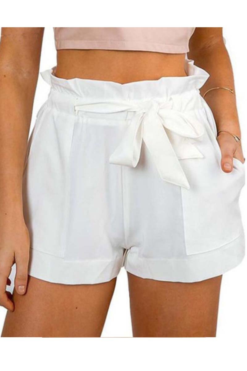 Florcoo Casual Wide Leg Shorts With Ruffle(5 Colors)