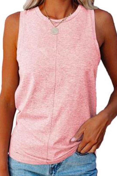 Margovil Sue Crewneck Solid Tank Top