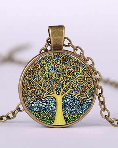 Tree of Life Time Vintage Necklace