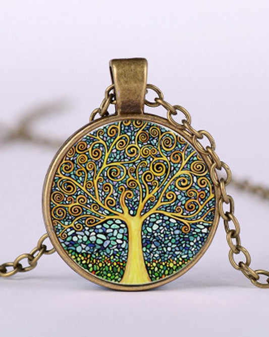 Tree of Life Time Vintage Necklace