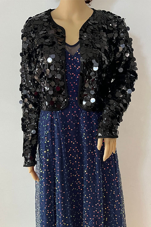 Veste courte à sequins ouverte sur le devant Margovil