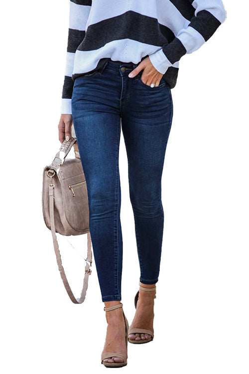 Margovil Stretchy Mid Rise Skinny Denim Pants