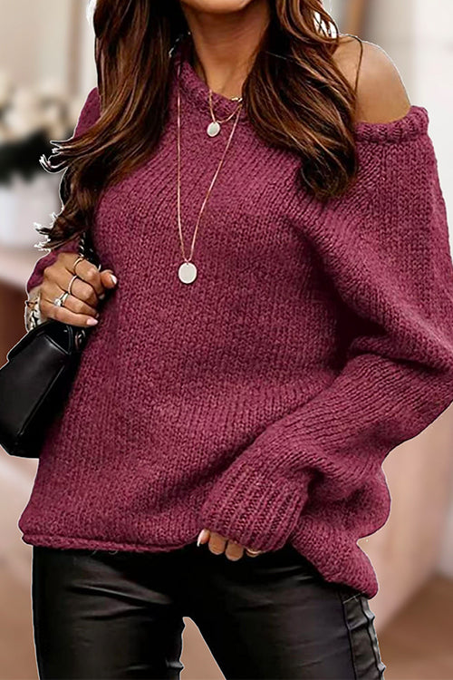 Margovil Long Sleeve Knit Pullover Sweater