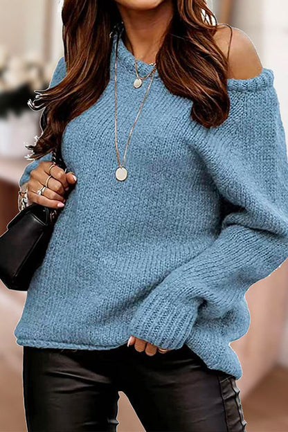 Margovil Long Sleeve Knit Pullover Sweater