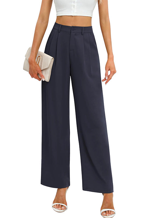 All Match High Waist Pocketed Pants