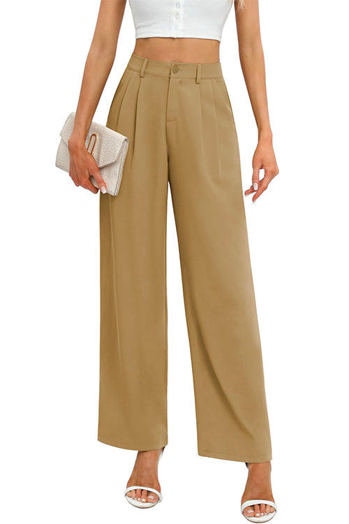 All Match High Waist Pocketed Pants