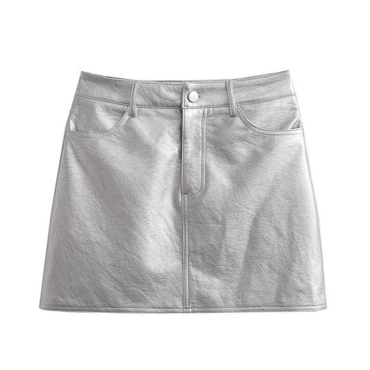 French Silver Skirt